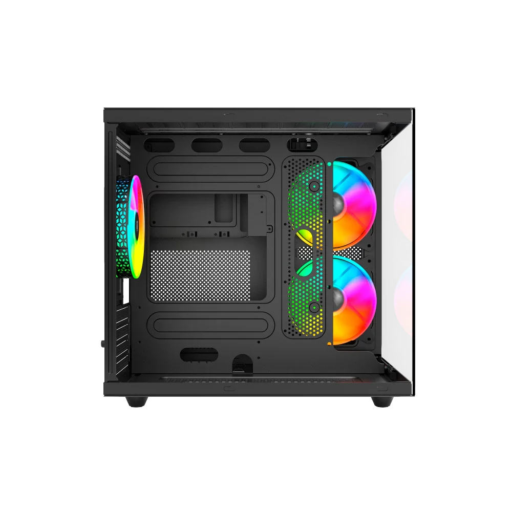 Gabinete Balam Rush Tank Pro Evo GM955 Micro ATX - Negro