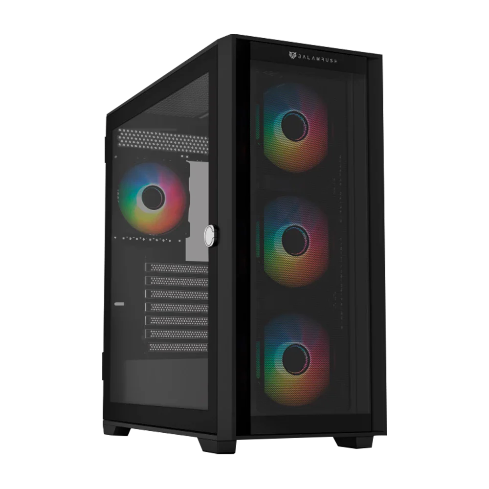 Gabinete Balam Rush Carbono Twin Mate 7000- ATX- Negro