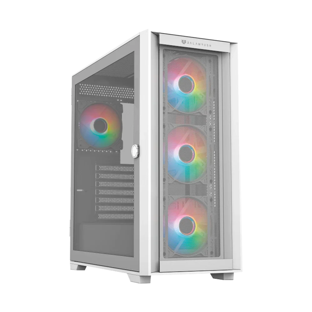 Gabinete Balam Rush Carbono Twin Mate 5000 - Micro ATX - Blanco