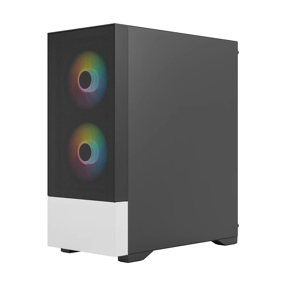 Gabinete Balam Rush Nitrox Aircool 5500 ABW - ATX - Negro/Blanco