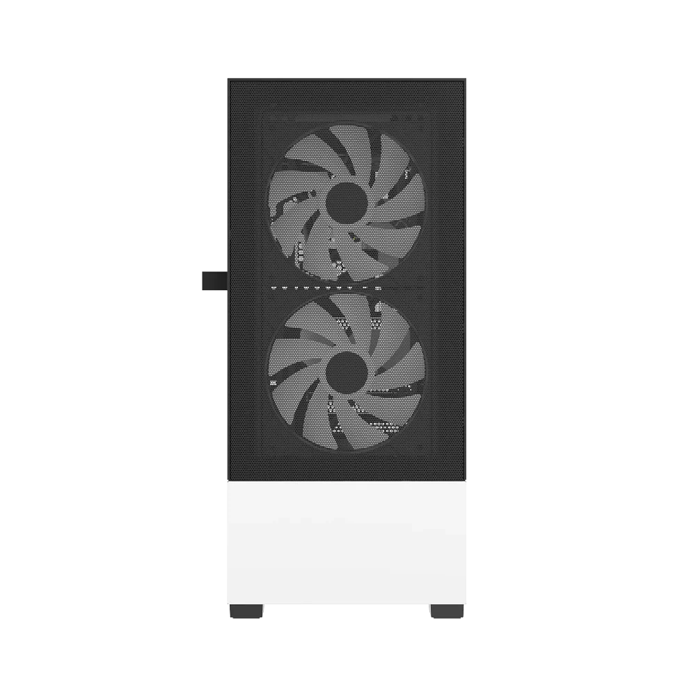 Gabinete Balam Rush Nitrox Aircool 5500 ABW - ATX - Negro/Blanco