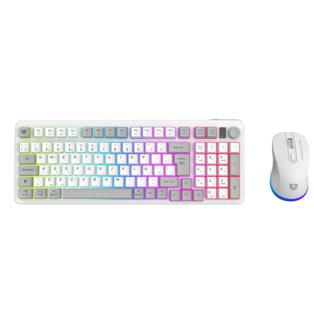 Kit Teclado y Mouse Inalambrico Balam Rush Squad Conquest Pro KG525