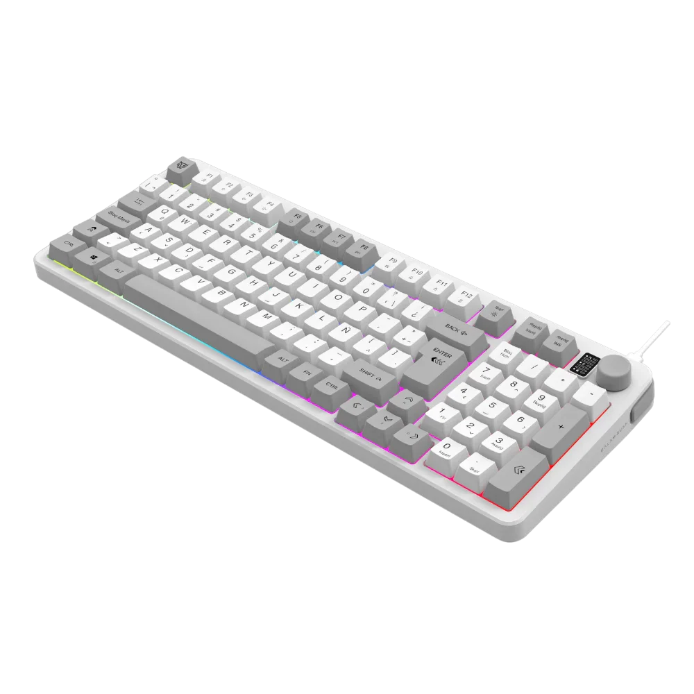 Kit Teclado Y Mouse Balam Rush Squad Conquest KG515 Alámbrico | Blanco