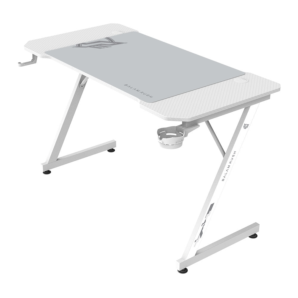 Balam Rush Escritorio Gamer Olympus Spot MRX4000, 60cm x 120cm, Blanco.
