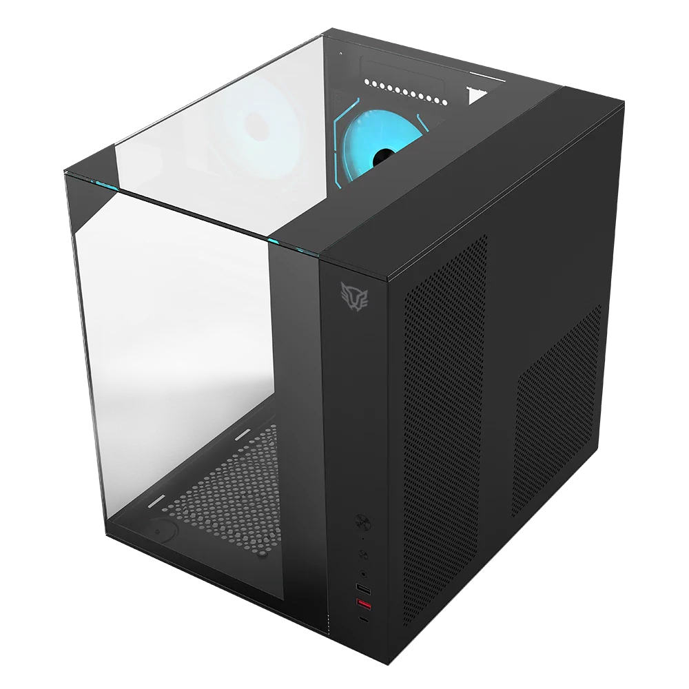 Gabinete Balam Rush Tank Majestic 6600 - ATX - Negro