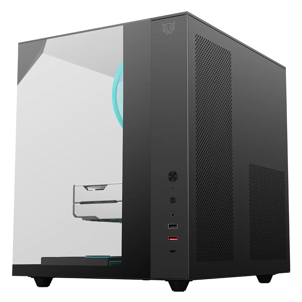 Gabinete Balam Rush Tank Majestic 6600 - ATX - Negro