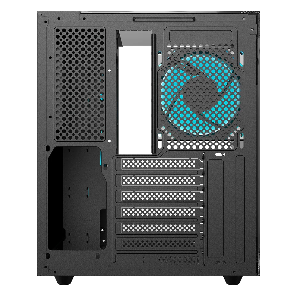 Gabinete Balam Rush Tank Majestic 6600 - ATX - Negro