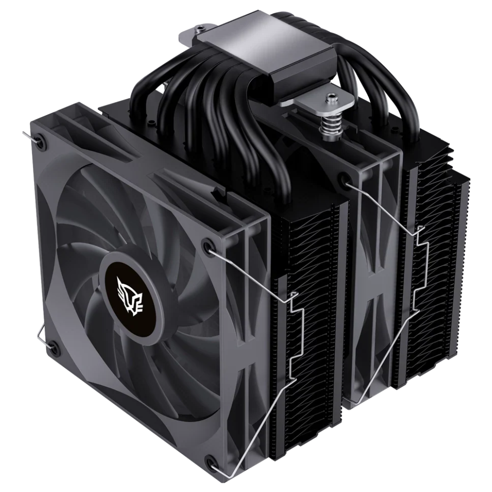 Disipador Balam Rush Heliux Expert HEX90 | 120mm | hasta 2000RPM | Negro