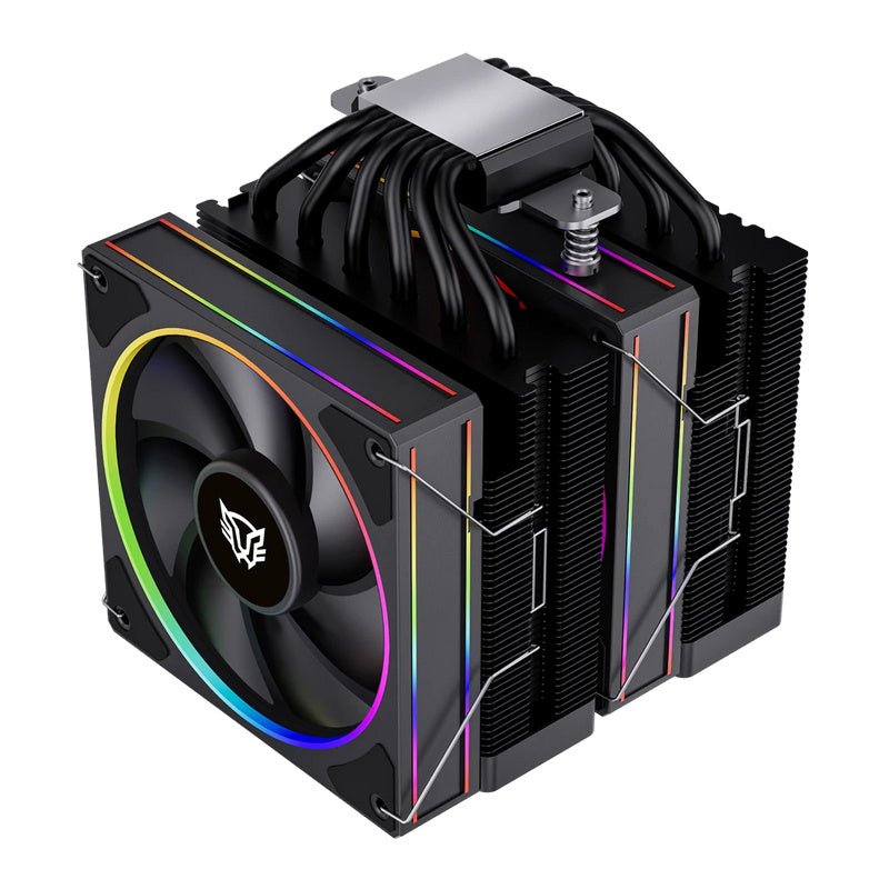 Disipador Balam Rush Heliux Pro HEX70, 120mm, hasta 2000RPM, Negro.