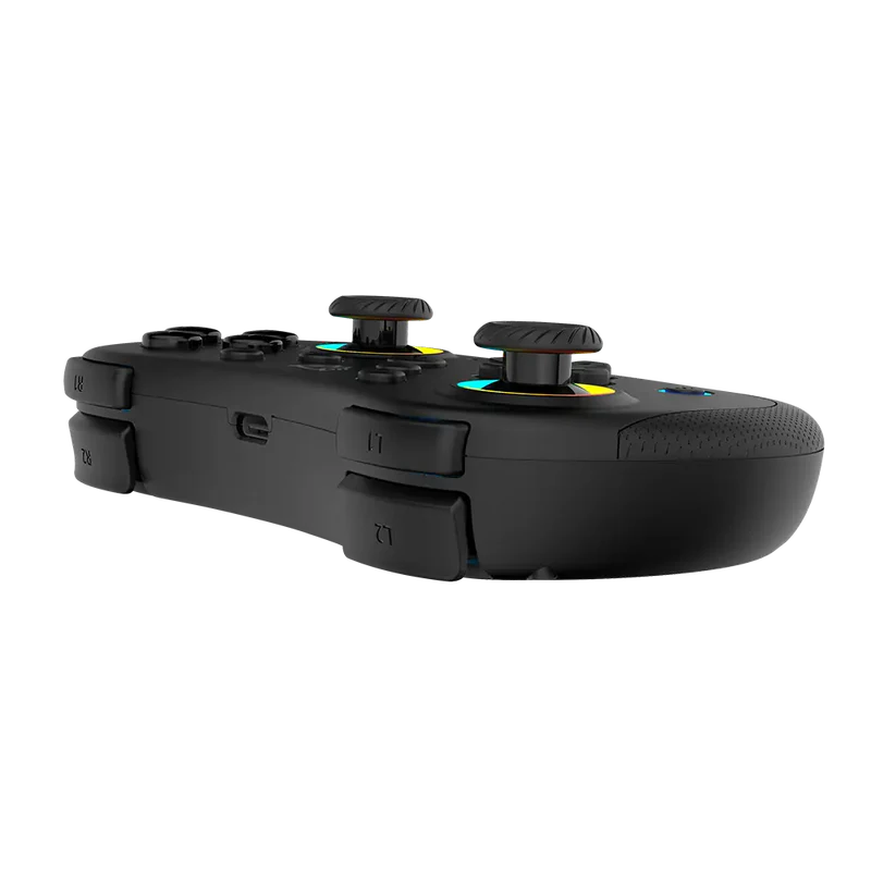 Control Balam Rush Inalambrico Kontrol Pocket G555 Funciones Turbo RGB Recargable Negro