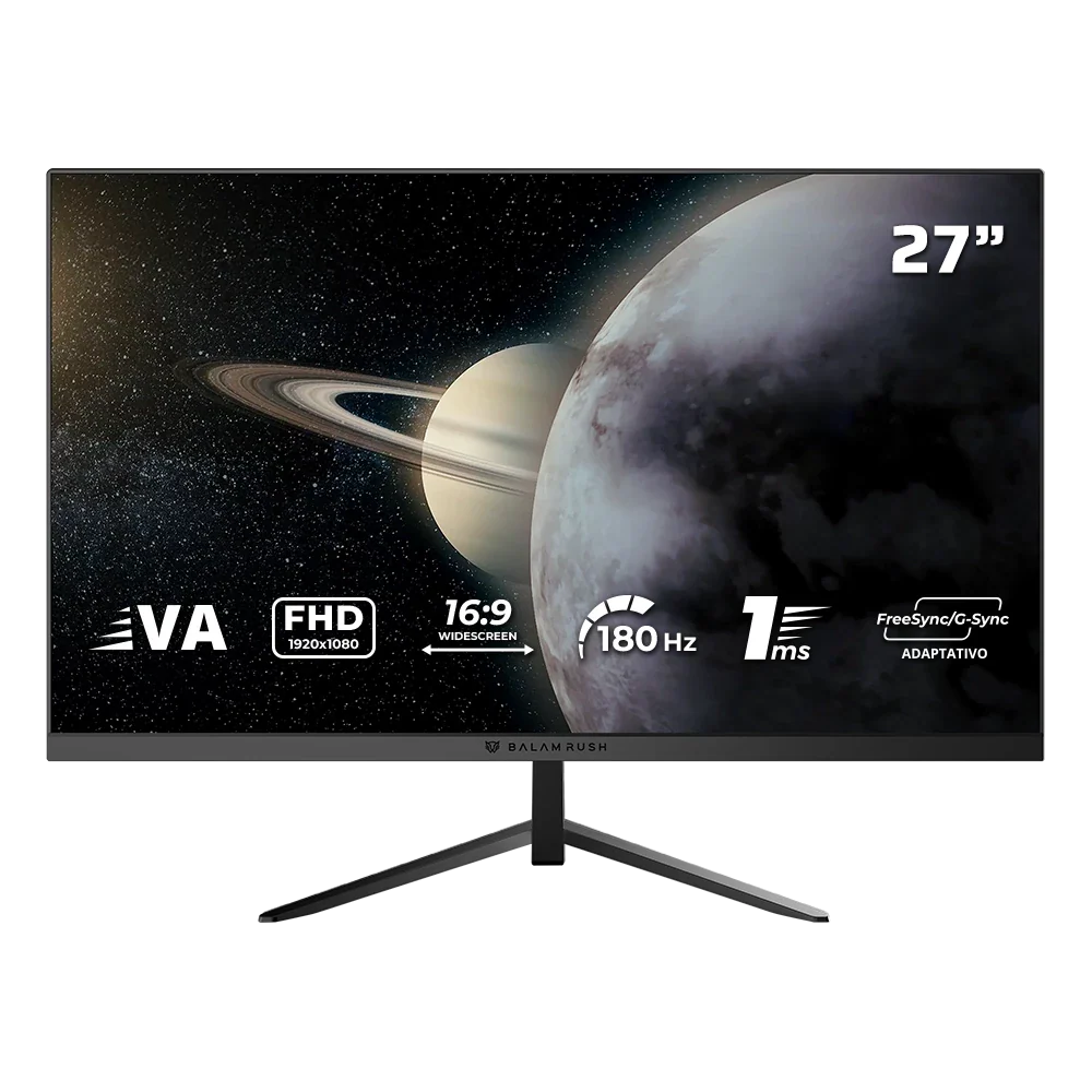 Monitor Balam Rush Titan MTG27Y Full HD 180Hz Negro