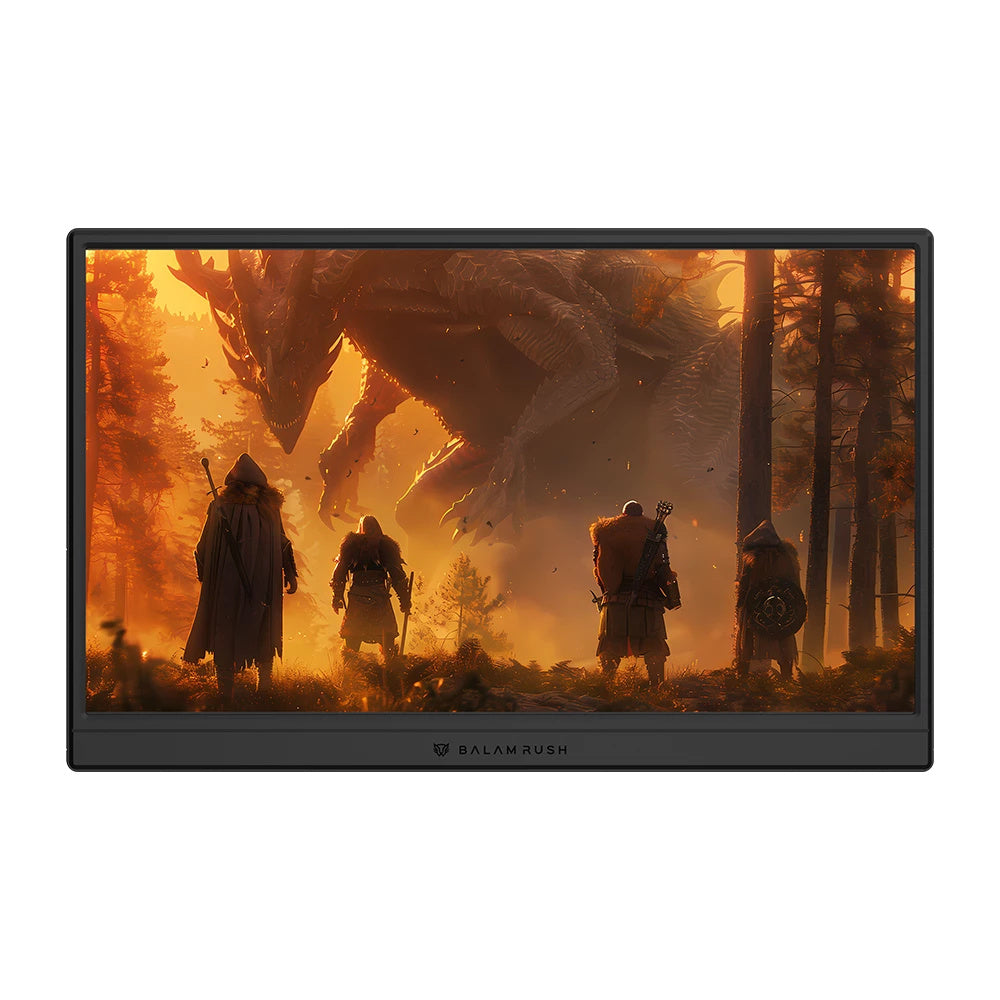 Monitor Portatil 15.6" Balam Rush Nomad NM15D, 1 Mini HDMI, Negro.