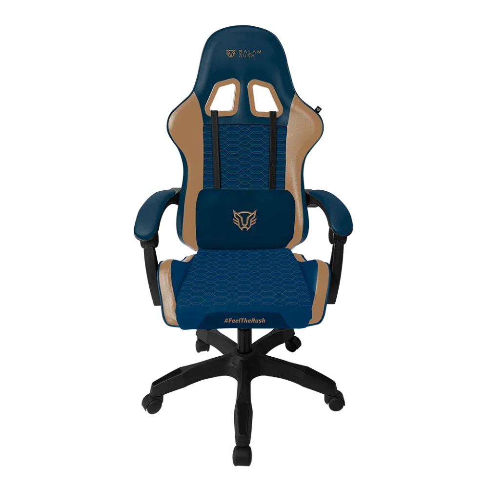 Balam Rush Silla Gamer Power Rush V2, hasta 120kg, Multicolor.