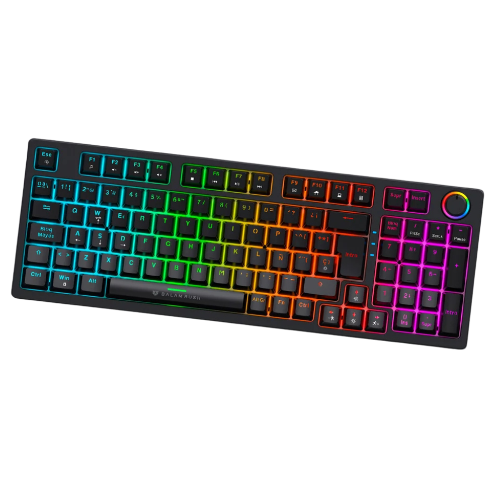 Teclado Alámbrico Balam Rush Dominate X Pro GK777, Teclado 90%, Mecánico, Negro.