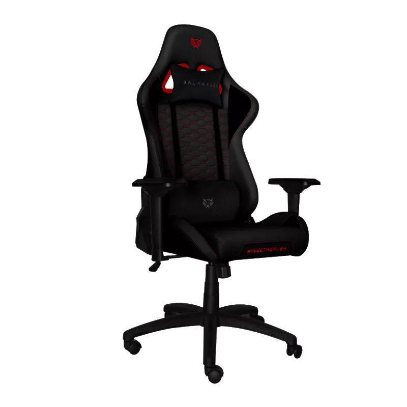 Silla Gamer Balam Rush Thunder Max V7 - Negro/Rojo