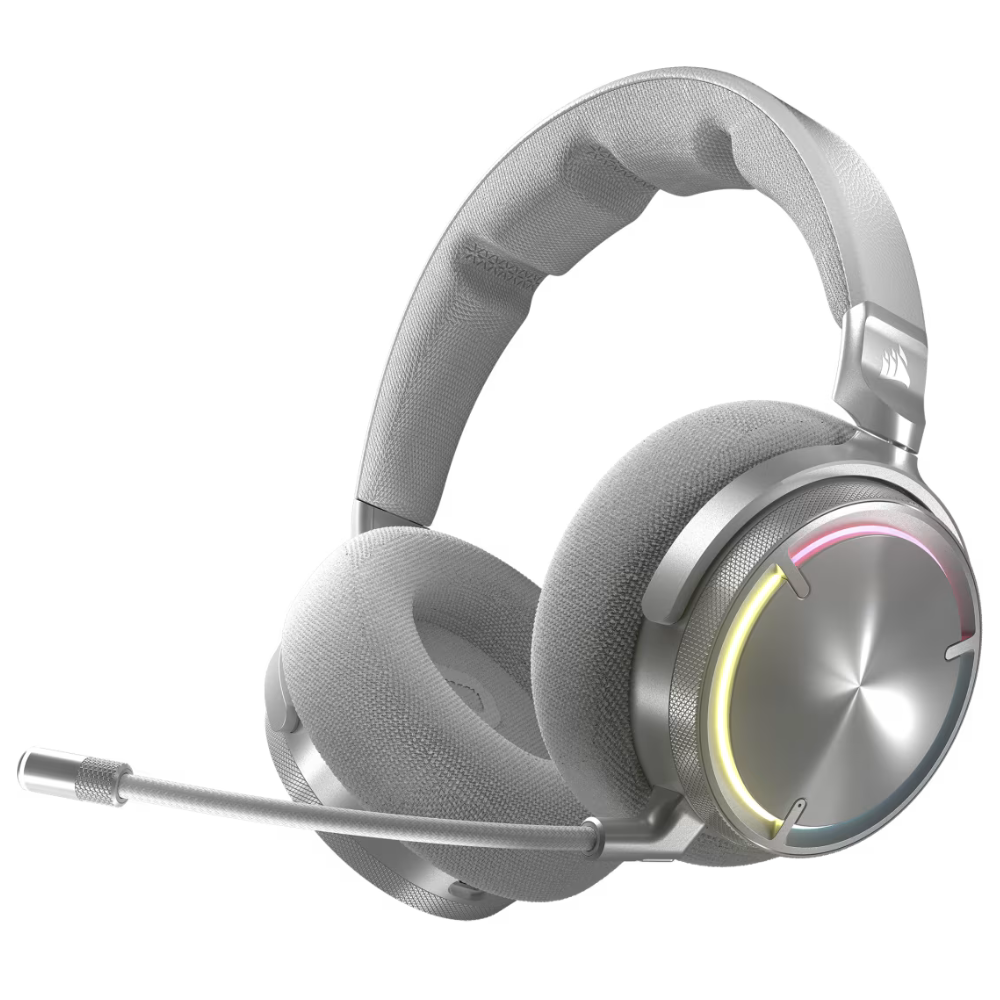 Audífonos Corsair Virtuoso Max Wireless, Plata