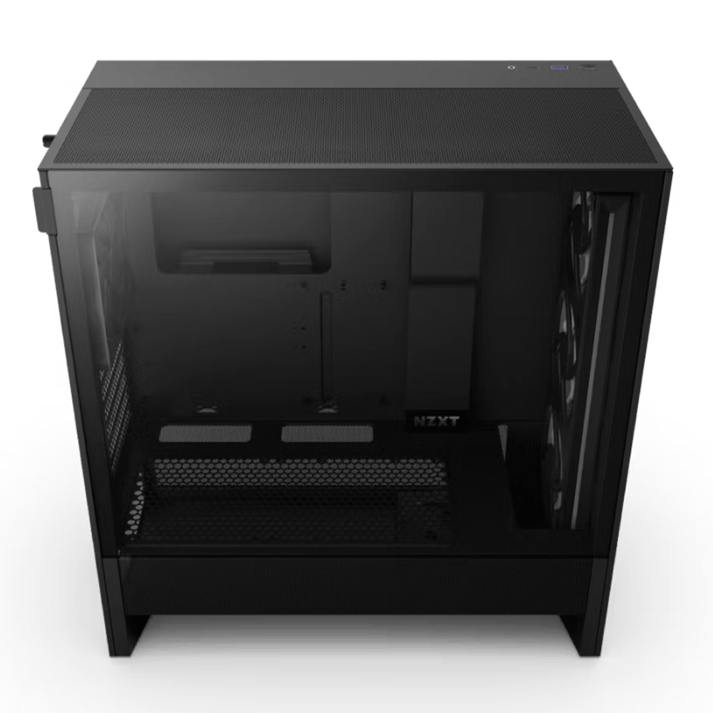 Gabinete Nzxt H5 Flow Edition Mid-Tower, Atx, Negro
