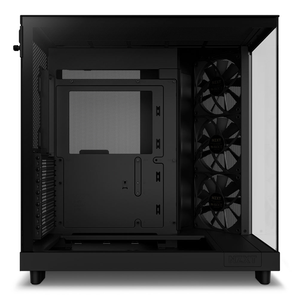 Gabinete NZXT H6 Flow Edition Compact Dual-Chamber, ATX, Negro