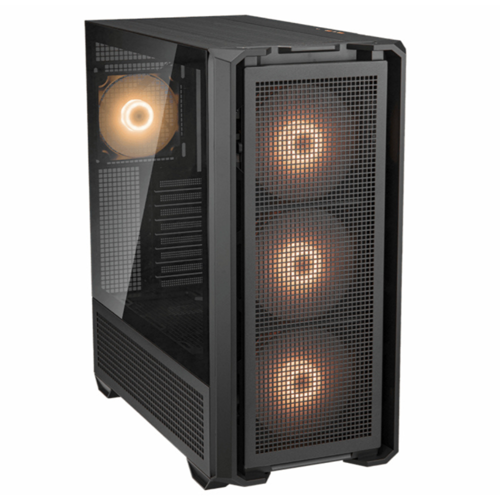 Gabinete Cougar MX600 RGB Black, Full Tower, Incluye 4 ventiladores.