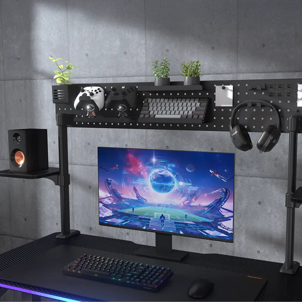 Escritorio Cougar Electric Gamer Ergonómico E-Ares 120, Eléctrico y Ajustable con RGB.