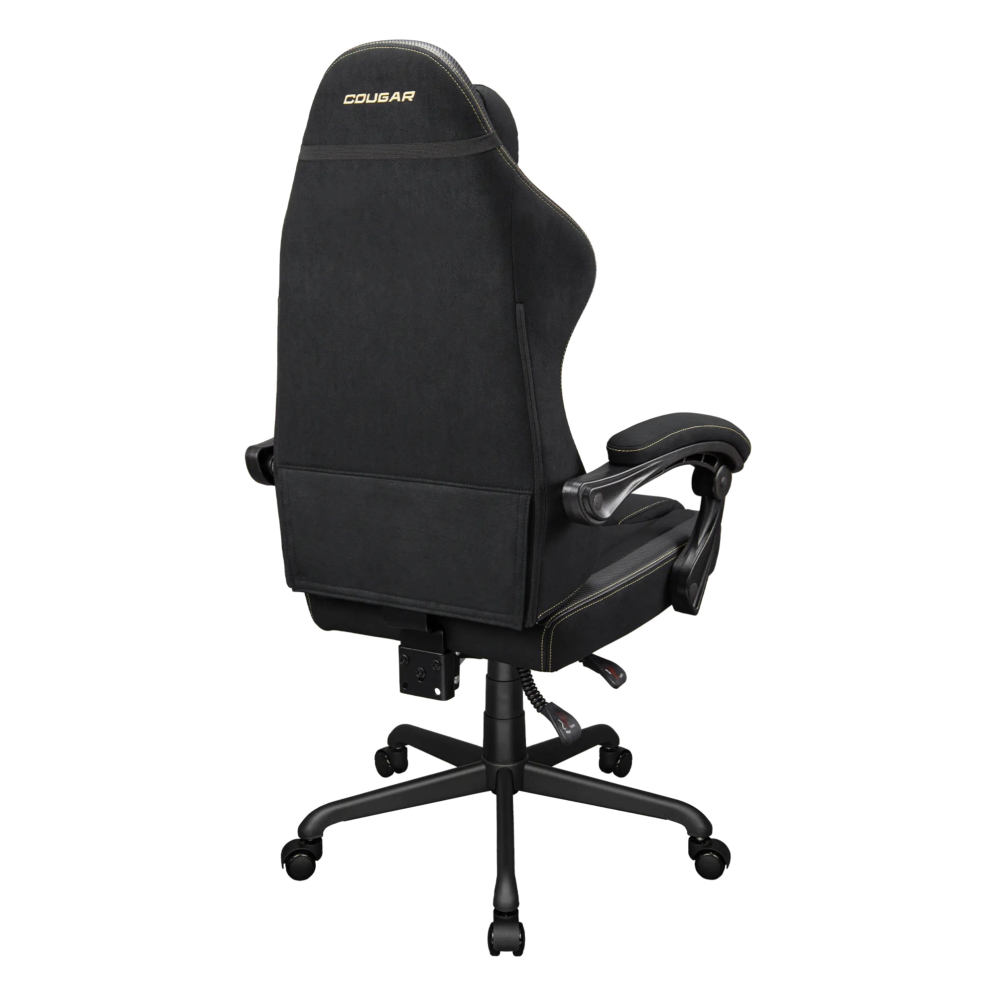 Silla Cougar Gamer Ergonómica Fusion Ex Gold F, Ergonomica, hasta 120Kg., Negro-Oro.