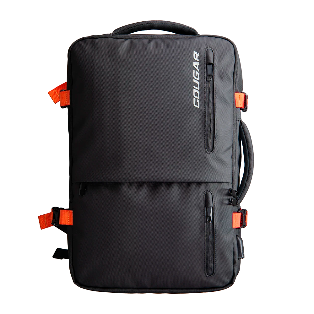 Mochila Cougar De Viaje Vanguard, resistente al agua, Negro.
