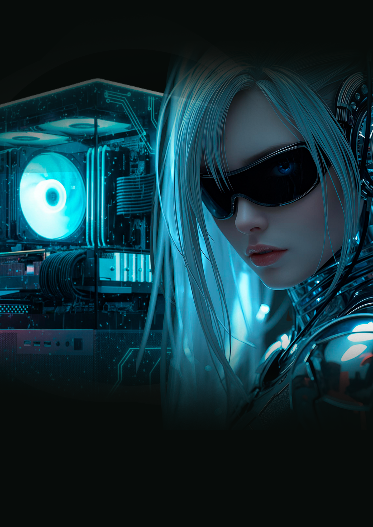 Computadora Chrome - AMD Ryzen 5 7600 - 16GB RAM DDR5 - RTX 5060 8GB - 1TB SSD NVME