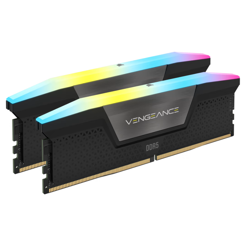 Kit de Memoria RAM Corsair VENGEANCE, 48GB (2x24GB), RGB, DDR5, 5200MHz, CL38