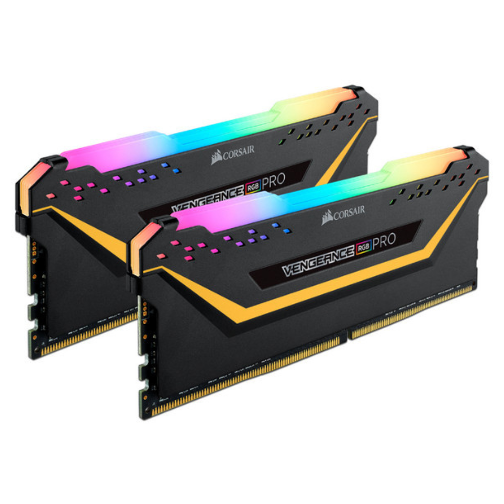 Memoria RAM DDR4 Corsair Vengeance TUF 32GB(2X16GB), 3200MHz, RGB Pro, Negro.
