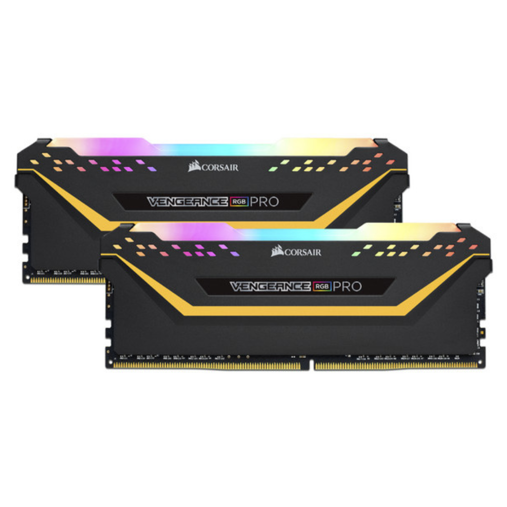 Memoria RAM DDR4 Corsair Vengeance TUF 32GB(2X16GB), 3200MHz, RGB Pro, Negro.