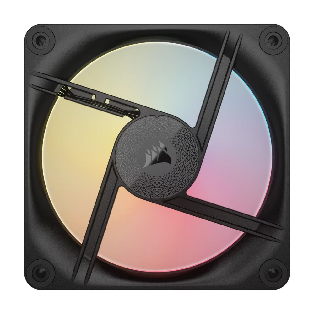 Kit de tres Ventiladores IcUE Link LX120, RGB, 120mm, Magnético, Negro