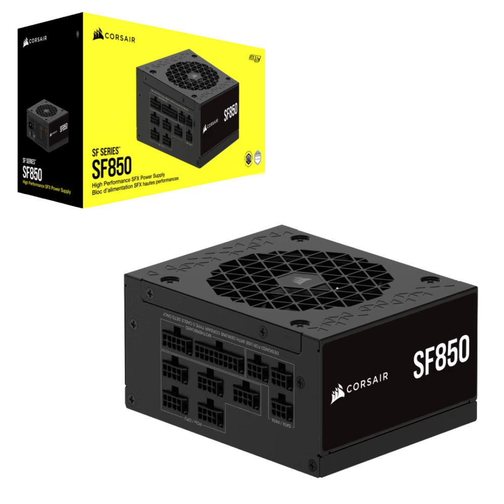 Fuente De Poder Corsair Sf850, 850W, Platinum, Negra