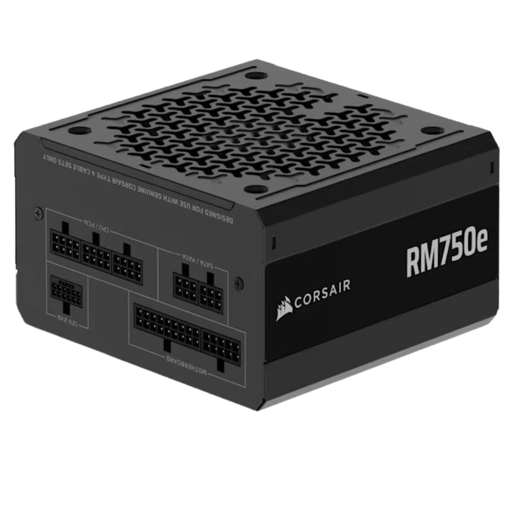 Fuente De Poder Corsair RM750E, 750W, Negra, 80 Plus Gold