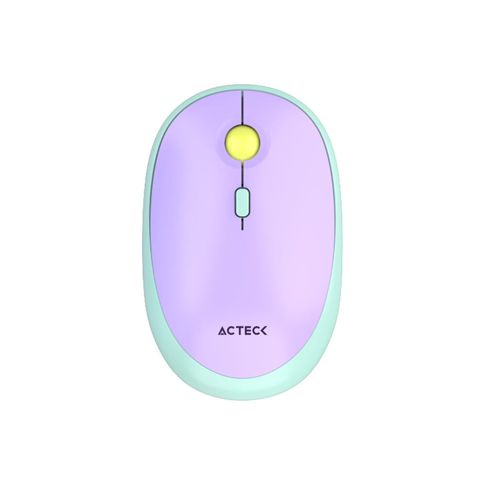 Kit De Teclado Y Mouse Acteck Creator Chic K- Colors MK485 Inalambrico - Multicolor