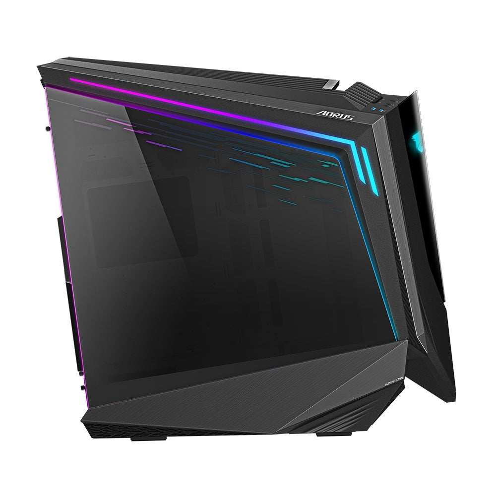 Gabinete AORUS C700 Glass RGB- ATX- Incluye 5 Ventiladores- Negro