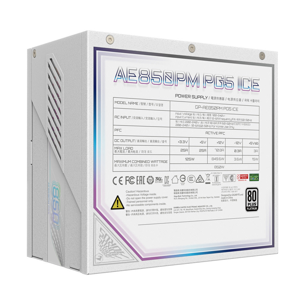 Fuente De Poder Aorus Elite P850W 80 Plus Platinum