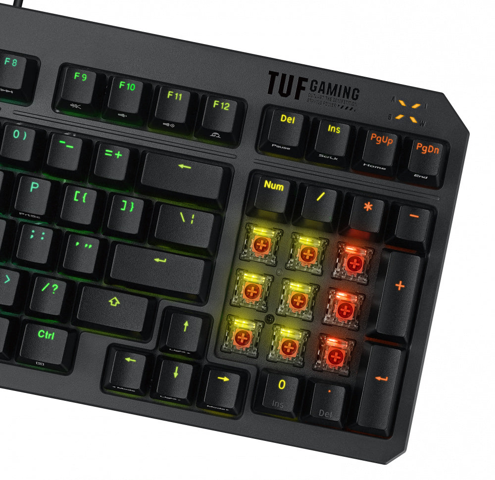 Teclado Mecánico ASUS TUF Gaming K3 Gen II | Alambrico | Negro