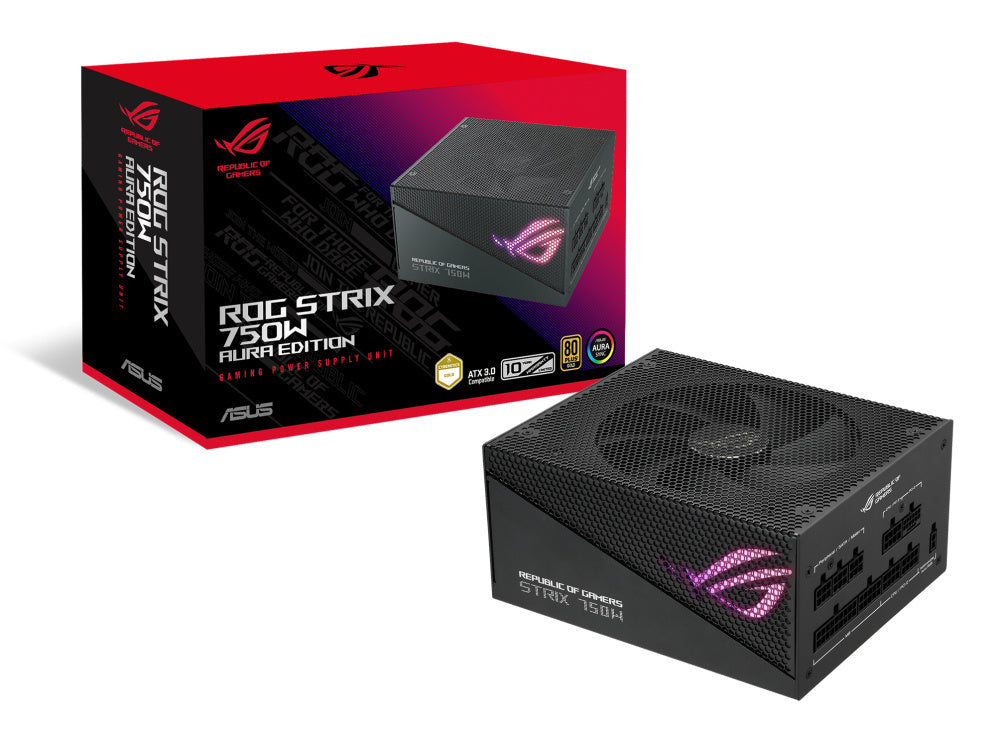 Fuente De Poder ASUS ROG Strix 750W Aura Edition 80 PLUS Gold
