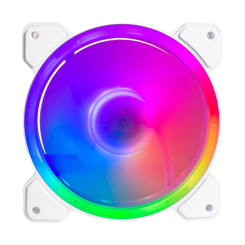 Ventilador Balam Rush RGB Eolox Blaze 120mm - Blanco