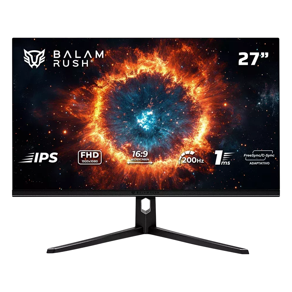 Monitor Gamer Balam Rush Hyper Nova MHN27Y LED 27" 1920x1080 Full HD 200Hz