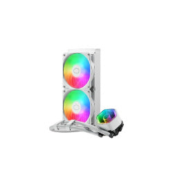 Enfriamiento Liquido Cooler Master MasterLiquid Core II 240 Para CPU - 240mm - Blanco