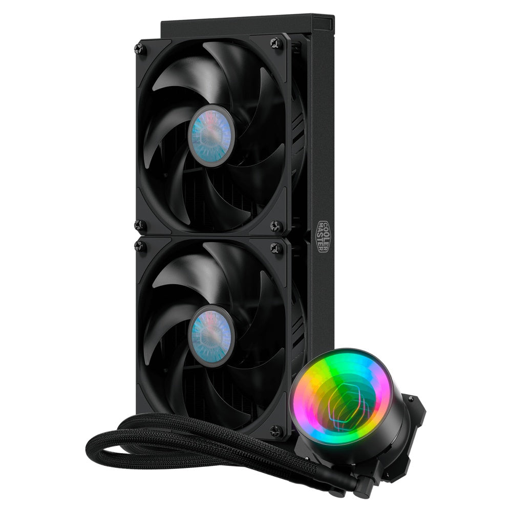 Enfriamiento Liquido Cooler Master Liquid ML280 Mirror Para CPU - 240mm - Negro