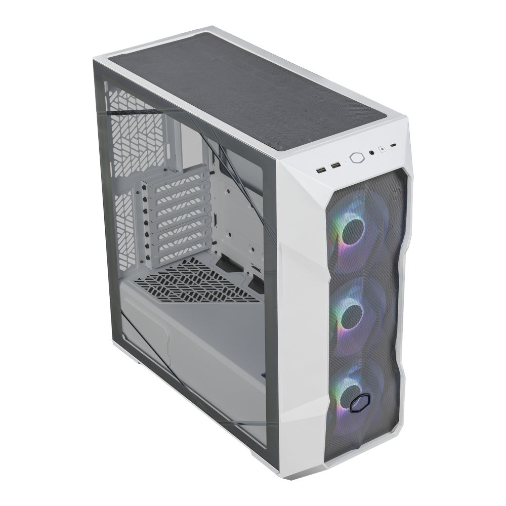 Gabinete Cooler Master MasterBox TD500 Mesh V2 - Micro ATX - Blanco