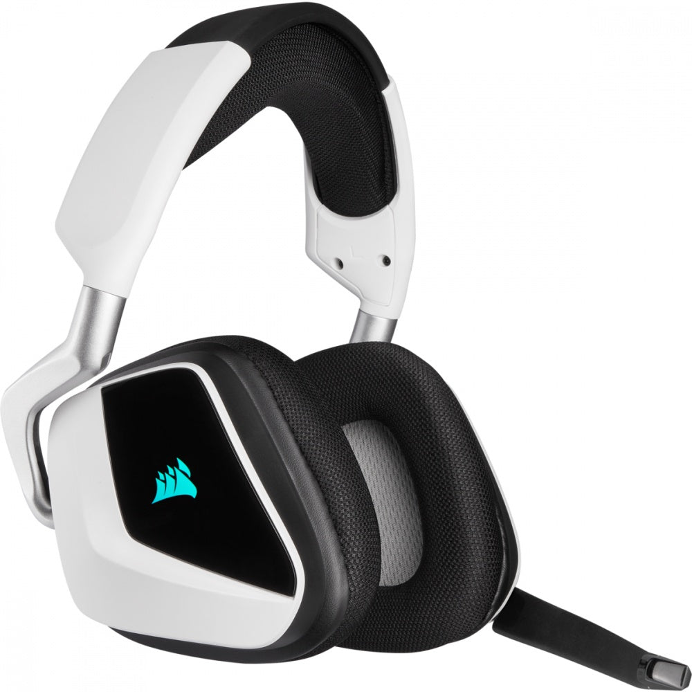 Aud?fonos Gamer Corsair VOID RGB ELITE Wireless 7.1 Blancos- Inal?mbrico