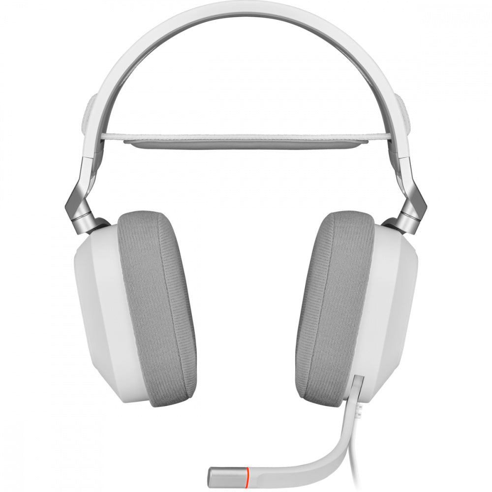 Audífonos Gamer Corsair HS80 RGB USB - Blancos - Alámbrico
