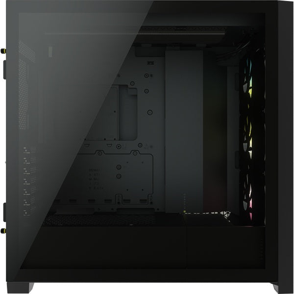 Gabinete Corsair iCUE 5000X RGB - ATX - Incluye 3 Ventiladores - Negro