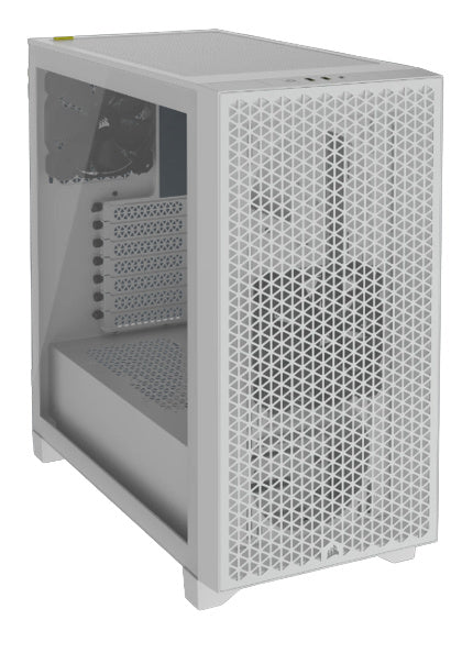 Gabinete Corsair 3000D Airflow - Micro ATX - Blanco