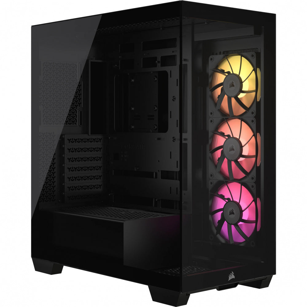 Gabinete Corsair iCUE LINK 3500X RGB- ATX- Incluye 3 Ventiladores- Negro (Version iCUE LINK)