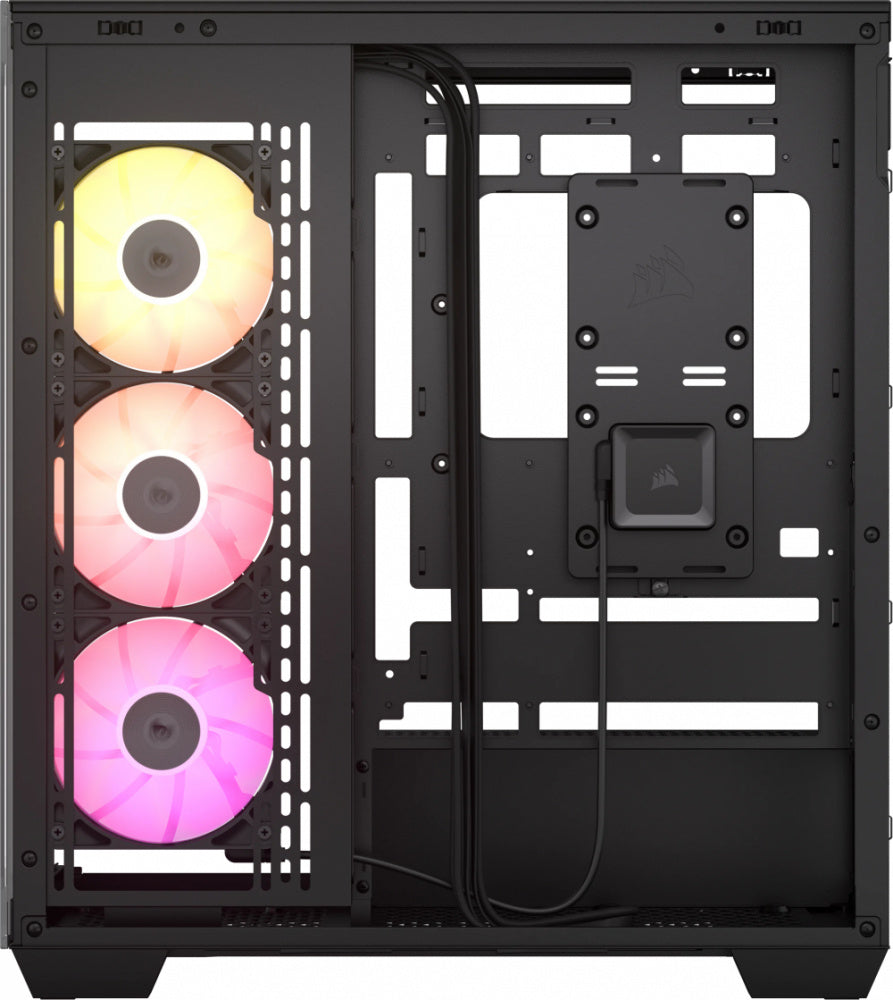 Gabinete Corsair iCUE LINK 3500X RGB ATX Incluye 3 Ventiladores Negro