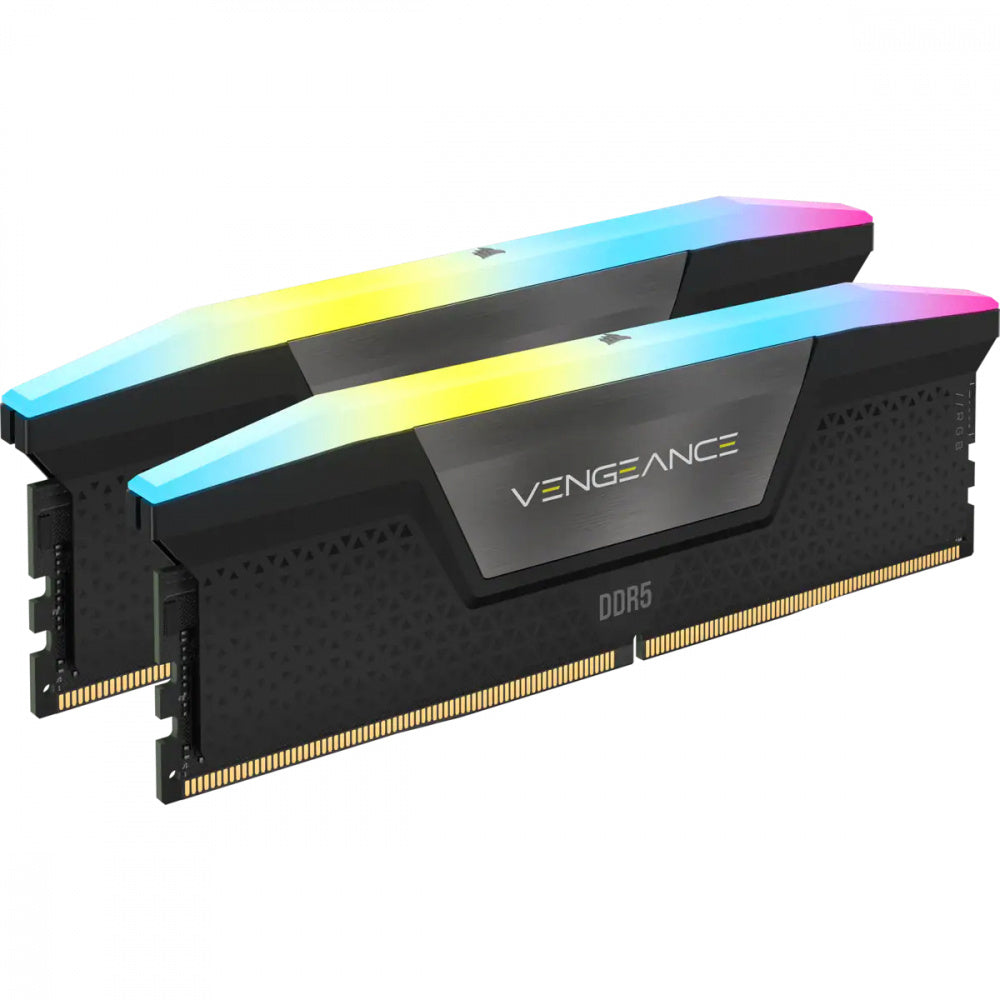 Kit Memoria RAM Corsair Vengeance RGB DDR5 7200MHz 32GB 2x16GB